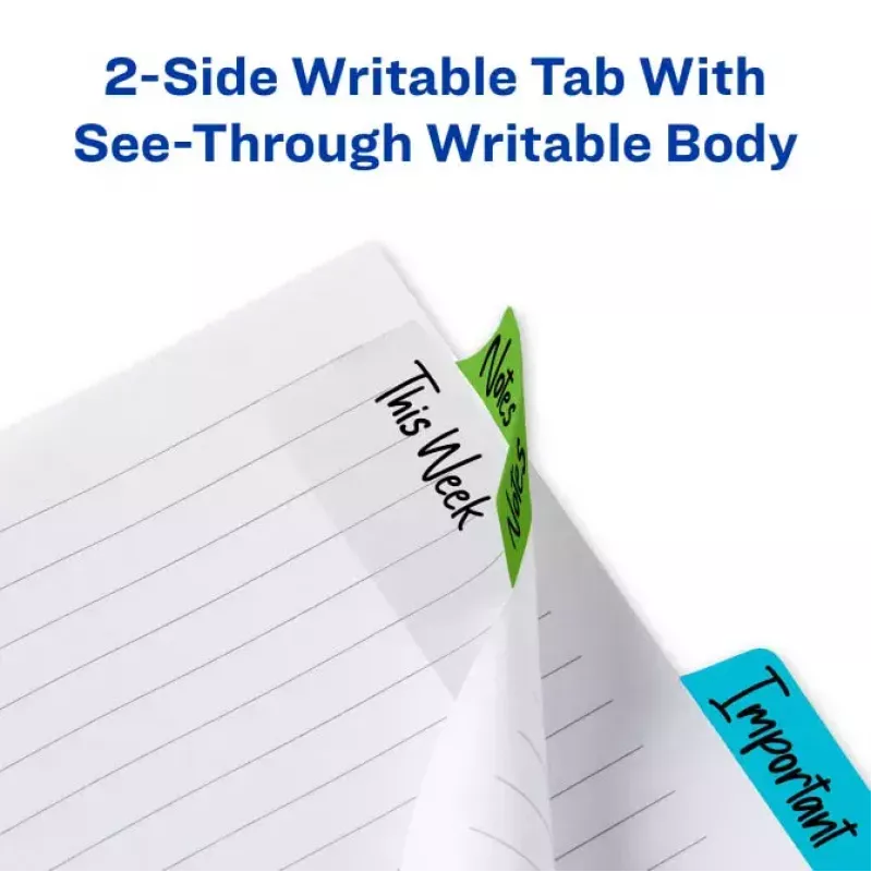 Blank tab index Avery Ultra Tabs 74754 Blue Green Red
