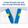 Blank tab index Avery Ultra Tabs 74759 Green Orange Pink Yellow