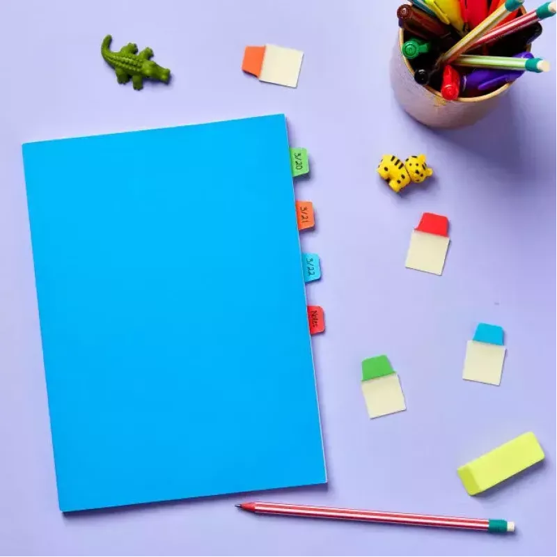 Blank tab index Avery Ultra Tabs 74760 Blue Green Orange Red