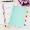 Blank tab index Avery Ultra Tabs 74760 Blue Green Orange Red