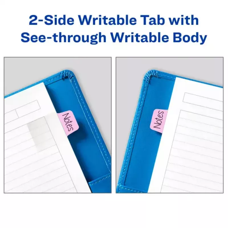 Blank tab index Avery Ultra Tabs 74761 Blue Green Pink Purple