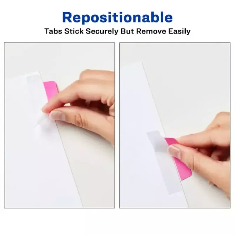 Blank tab index Avery Ultra Tabs Green Orange Pink Yellow 74767