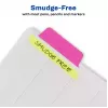 Blank tab index Avery Ultra Tabs Green Orange Pink Yellow 74767