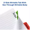 Blank tab index Avery Ultra Tabs 74768 Blue Green Red Yellow