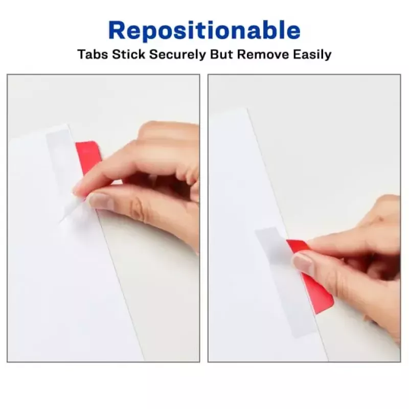 Blank tab index Avery Ultra Tabs 74768 Blue Green Red Yellow