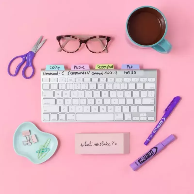 Blank tab index Avery Ultra Tabs 74769 Blue Green Pink Purple