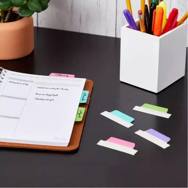 Blank tab index Avery Ultra Tabs 74769 Blue Green Pink Purple