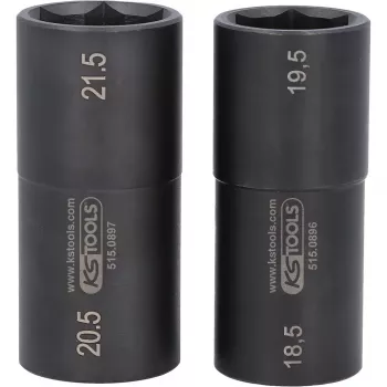 Socket set KS Tools 515.0895 1/2 inch drive 2 socket heads