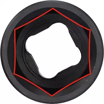 Impact socket KS Tools 515.0896 1/2 inch drive DIN 3121 ISO 1174