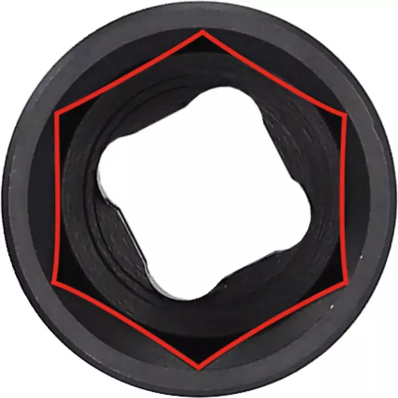 Impact socket KS Tools 515.0896 1/2 inch drive DIN 3121 ISO 1174