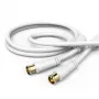 Hama 00205034 coaxial cable 1.5 m F-type White