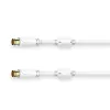 Hama 00205034 coaxial cable 1.5 m F-type White