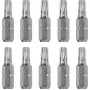 Screwdriver bit set KWB 121249 — 10 pcs, Torx T9, length 25 mm, 1/4 inch shank
