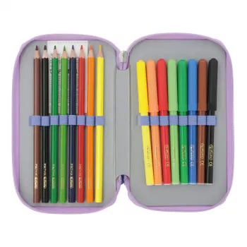 Stationery Set Herlitz Mystic Mermaid 23 pcs Blue Pink Polyester
