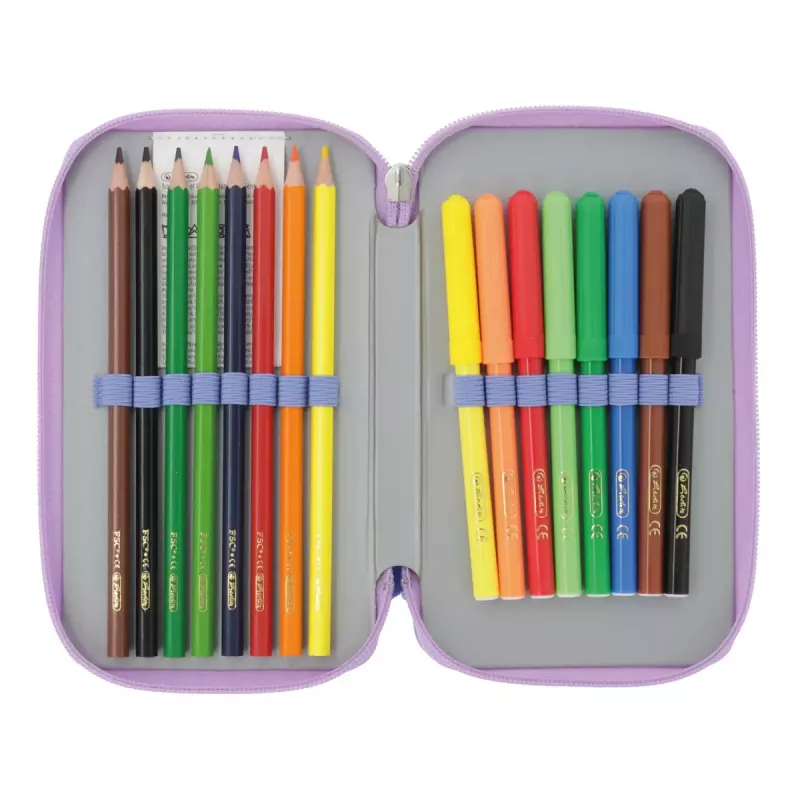 Stationery Set Herlitz Mystic Mermaid 23 pcs Blue Pink Polyester