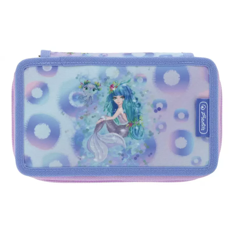 Stationery Set Herlitz Mystic Mermaid 23 pcs Blue Pink Polyester