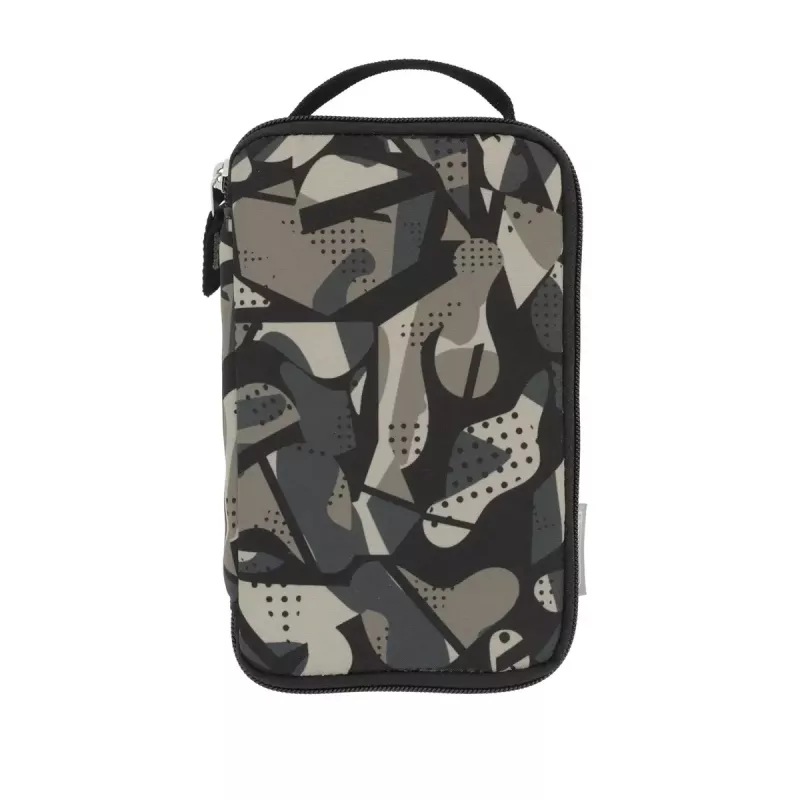 Soft pencil case Herlitz 2 Go Polyester Grey 210x130x60mm