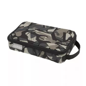 Soft pencil case Herlitz 2 Go Polyester Grey 210x130x60mm