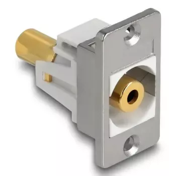 DeLOCK 90883 Socket Outlet 3.5 mm Silver White Female