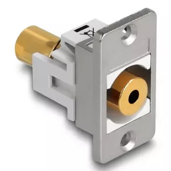 DeLOCK 90884 socket-outlet 3.5 mm Silver White Female