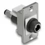 DeLOCK keystone module 90885 Flat Black Silver White DC 5.5 x 2.1