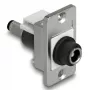 DeLOCK 90887 keystone module Flat Black Silver White DC 5.5 x 2.5