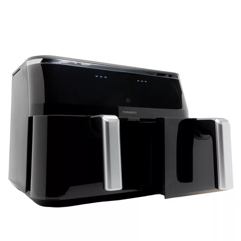 TORNADO TAFT-1000-GS | Double Air Fryer 9L, Hot air fryer, 9 L, 60 °C, 200 °C, 12 person(s), 540 min