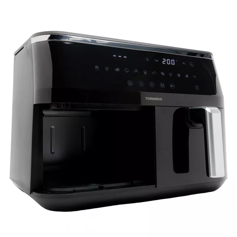 TORNADO TAFT-1000-GS | Double Air Fryer 9L, Hot air fryer, 9 L, 60 °C, 200 °C, 12 person(s), 540 min