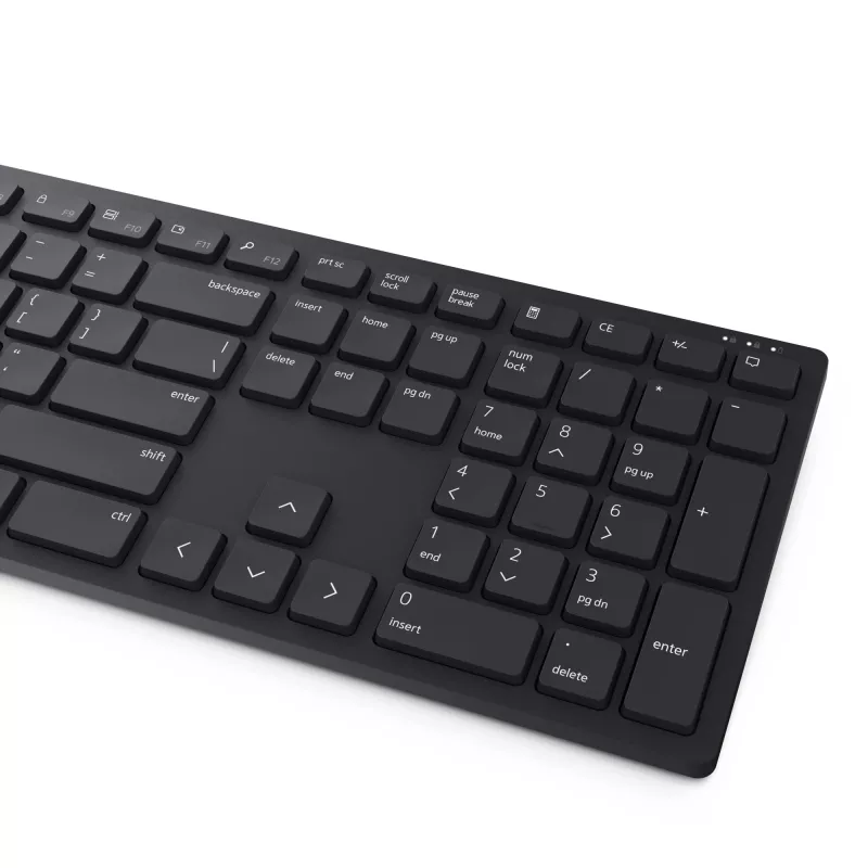 DELL KM5221W keyboard Mouse included Office RF Wireless US English Black