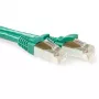 ACT Green 5 meter LSZH SFTP CAT6A patch cable snagless with RJ45 connectors