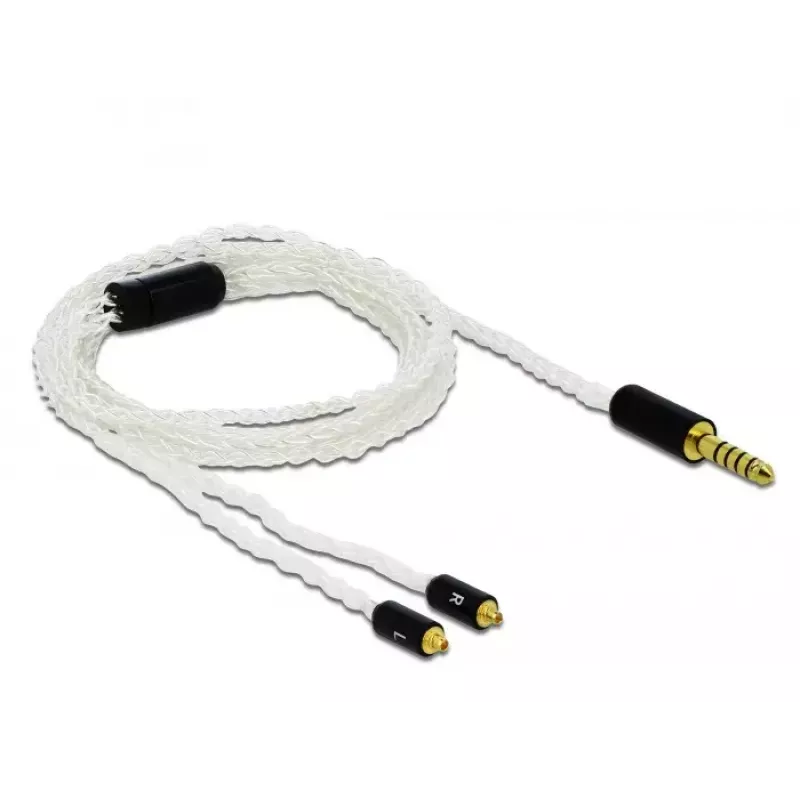 Audio Cable DeLOCK 85846 1.2m 4.4mm 2x MMCX White