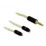 Audio Cable DeLOCK 85849 1.25m 3.5mm White