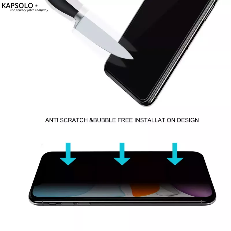 Privacy Tempered Glass KAPSOLO iPhone XR