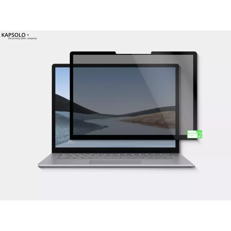 Privacy Magnetic Screen Protector Kapsolo for Apple MacBook Pro 16 inch Retina (2019) — 9H Hardness, 50% Light Transmission, 30° Privacy, 40.6 cm