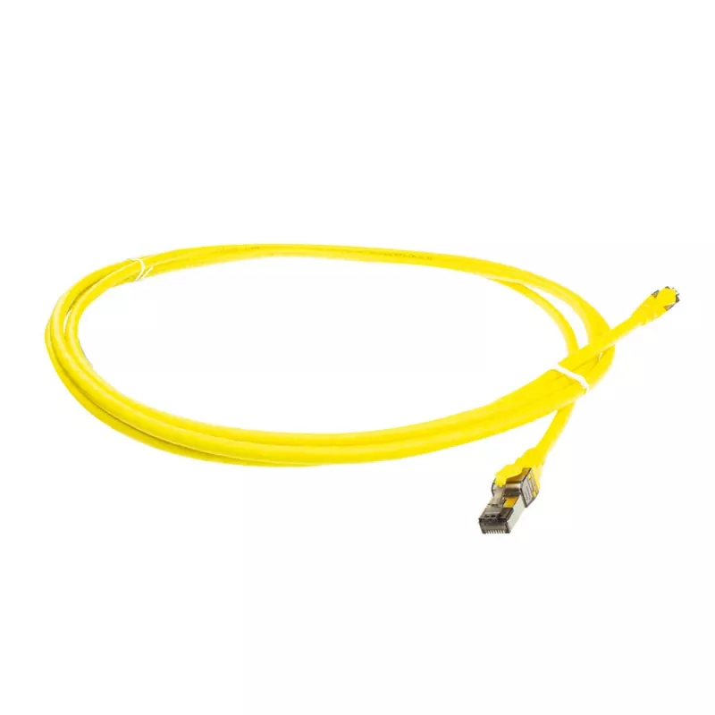 ACT Yellow 1.5 meter SFTP CAT8 patch cable snagless with RJ45 connectors