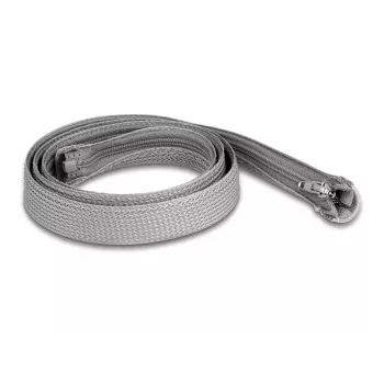 Braided Sleeve DeLOCK 20824 1m x 20mm Grey