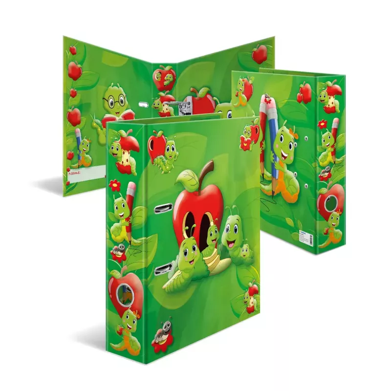 HERMA Motif file A4 Fritz the Worm D-ring Cardboard 285x315mm