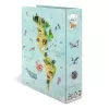 HERMA Motif file A4 World Map D-ring Cardboard 285x315mm
