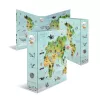 HERMA Motif file A4 World Map D-ring Cardboard 285x315mm