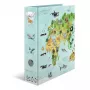 HERMA Motif file A4 World Map D-ring Cardboard 285x315mm