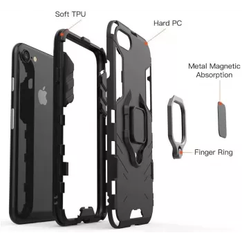 CoreParts MOBX-COV-JL-XR mobile phone case 15.5 cm (6.1 inch) Cover Black