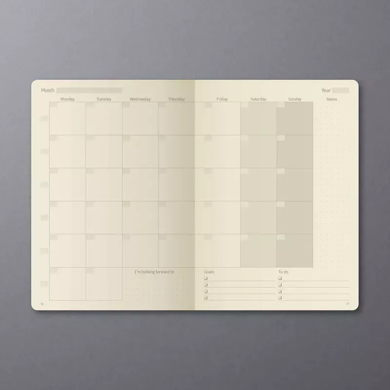 Weekly appointment book Sigel CO701 Hardcover 192 pages Black