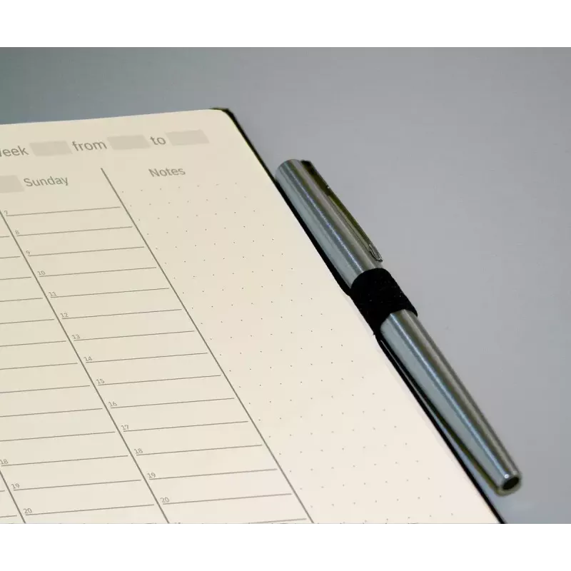 Weekly appointment book Sigel CO701 Hardcover 192 pages Black