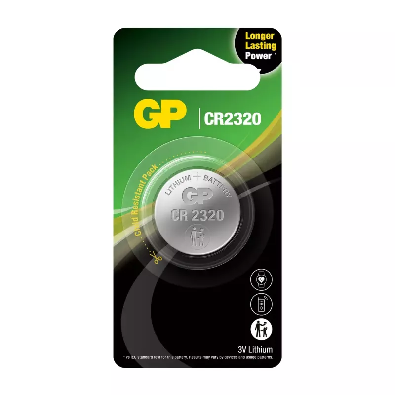 Single-use battery GP Batteries 103237 CR2320 Lithium-Manganese Dioxide