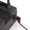 ACT Powercord CEE 7/7 male (angled) - C13 IEC Lock (right angled) black 2 m, EL450S