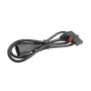ACT Powercord C14 - C13 IEC Lock (right angled) black 3 m, PC2049