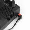 ACT Powercord C14 - C13 IEC Lock (up angled) black 1 m, PC2043