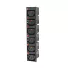 ACT C13 IEC Lock Net Entree (6x outlet) - black, PA135015BK6