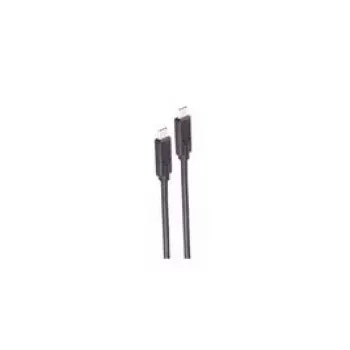 USB cable ShiverPeaks BS13-63005 USB4 Gen 3x2 0.25 m USB C Black