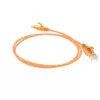 ACT Orange 5 meter LSZH U/UTP CAT6 datacenter slimline patch cable snagless with RJ45 connectors